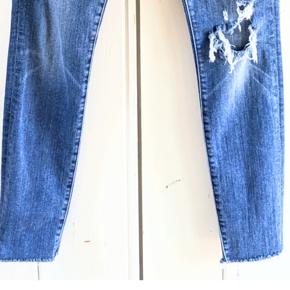 Frame Distressed Skinny with raw hem sz 26 - Picture 11 of 12